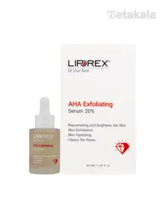 سرم لایه بردار آلفا هیدروکسی اسید 20% لیپورکس Liporex حجم 30 میلی لیتر
