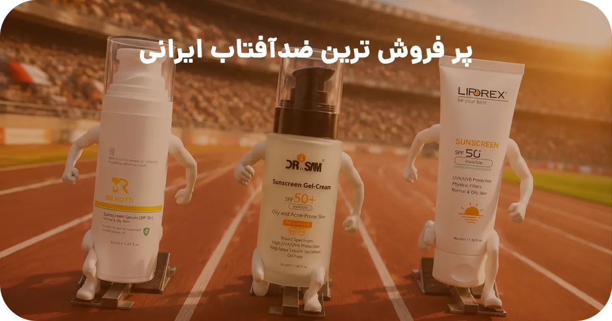 پر فروش ترین ضدآفتاب ایرانی